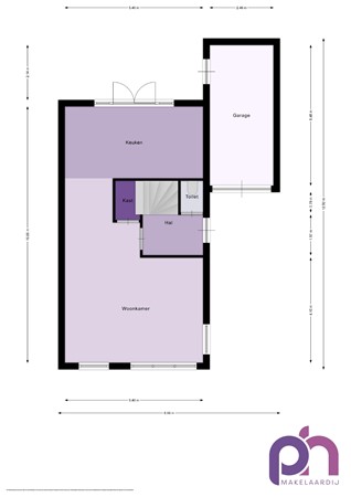 Floorplan - Appelgaard 11, 3264 PA Nieuw-Beijerland